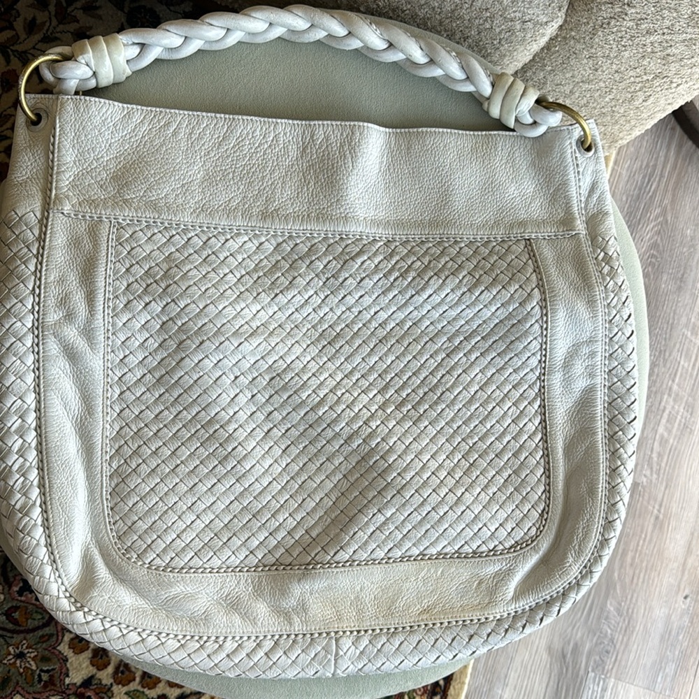 BOTTEGA VENETA  Intrecciato  large hobo shoulder bag with braided handle